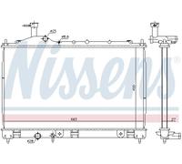 NISSENS 606181 Engine radiator