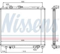 Fits MITSUBISHI PAJERO/SHOGUN MK II 2.8 TDIC Radiator 1990-1999