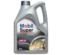 Mobil 1 150563 Super 2000 X1 10W-40 Engine Oil, 5 Liters