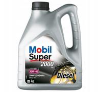 Fits MOBIL OLEJE 150869 ENGINE OIL 10W-40 4L MOBIL SUPER 2000 DIESEL