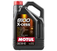 Motul 8100 X-Cess 5W-40 Fully Synthetic Engine Oil 5 Litre 5L + SCREENWASH TAB