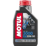 Motul 3000 4T 20w-50 20w50 4 Stroke EP Mineral Motorcycle Engine Oil 1 Litre 1L