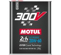 Motul 110824 | Motul 300V Le Mans ESTER Core Technology Car Racing Motor Oil | Viscosity 20W-60, SAE J 300 | 2 Litres