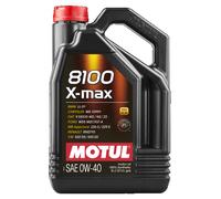 Motul 8100 X-max 0W40 Fully Synthetic Engine Motor Oil WSSM2C937A 505 00 LL-01