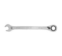 NEO TOOLS Ratchet Combination Spanner Straight Chrome Vanadium Steel (CRV) 72 Teeth with Clockwise and Anti-clockwise Rotation Lever Special Tool Chrome Finish Mirror Polished