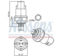 PRESSURE SWITCH AIR CONDITIONING 301088 FOR LEXUS IS/SportCross LX TOYOTA