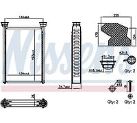 ✅Fits NISSENS 707309 HEATER ⭐UK Seller⭐