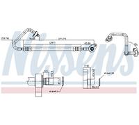NISSENS 846265 High Pressure Line, air conditioning