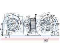 NISSENS 87025 INTERIOR BLOWER