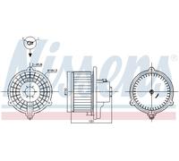 NISSENS 87388 Interior Blower