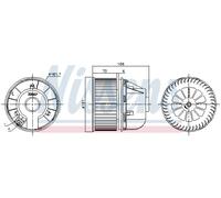 NISSENS 87490 Interior Blower