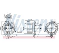 Fits NISSENS 87609 DACIA DACIA LOGAN 13- DACIA LOGAN MCV 13- DACIA LOGAN MCV ST