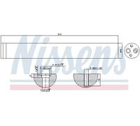 Nissens Air Conditioning Dryer 95342 Aluminium for VW Caravelle/Eurovan/Transporter Mk IV 2.0L