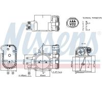 NISSENS 955036 Throttle body