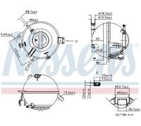 NISSENS 996116 Coolant expansion tank