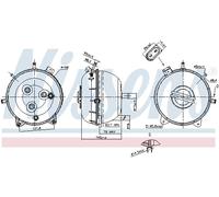NISSENS 996134 Coolant expansion tank