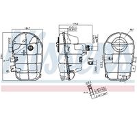 NISSENS 996145 Coolant expansion tank