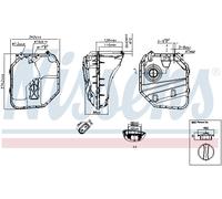 NISSENS 996154 Coolant expansion tank