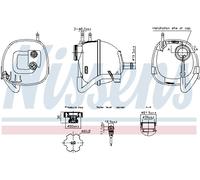 NISSENS 996222 Coolant expansion tank