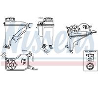 NISSENS 996268 Coolant expansion tank