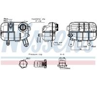Fits NISSENS 996554 the tank is leveled. OPEL MOKKA (13-)