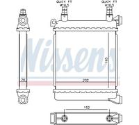 NISSENS 60862 Engine radiator