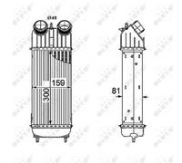 ✅Fits NRF 30196 INTERCOOLER / CHARGER ⭐UK Seller⭐