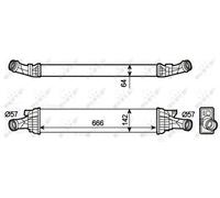 ✅Fits NRF 30289 INTERCOOLER, CHARGER ⭐UK Seller⭐