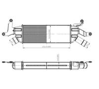 ✅Fits NRF 309042 Intercooler, charger ⭐UK Seller⭐
