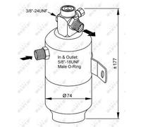 Fits NRF 33170 RECEIVER DRIERS