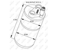 Fits NRF 33322 DRYER, AIR CONDITIONING ⭐UK Stock⭐