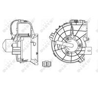 Fits NRF 34153 INTERIOR BLOWER UK Stock
