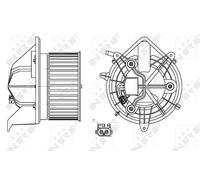 Fits NRF 34157 INTERIOR BLOWER DE Stock
