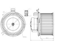 Fits NRF 34292 INTERIOR BLOWER