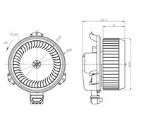 Fits NRF 34298 Interior Blower ⭐UK Stock⭐