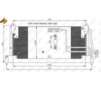 Fits NRF 35218 CONDENSER, AIR CONDITIONING