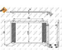 CONDENSER AIR CONDITIONING 35245 FOR MERCEDES-BENZ E-CLASS/Platform/Chassis 2.1L