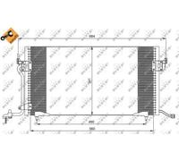 ✅Fits NRF 35260 CONDENSER, AIR CONDITIONING ⭐UK Seller⭐