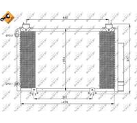 ✅Fits NRF 35333 CONDENSER, AIR CONDITIONING ⭐UK Seller⭐
