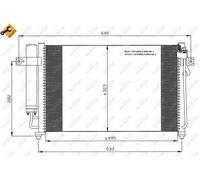 Fits NRF 35476 CONDENSER, AIR CONDITIONING ⭐UK Stock⭐