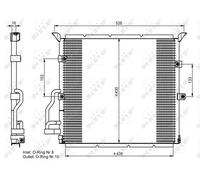 Fits NRF 35586 CONDENSER, AIR CONDITIONING UK Stock
