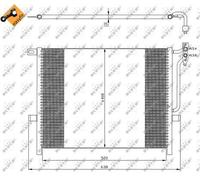 Fits NRF 35589 CONDENSER, AIR CONDITIONING UK Stock
