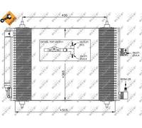 Fits NRF 35649 CONDENSER, AIR CONDITIONING DE Stock