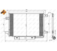 Fits NRF 35758 CONDENSER, AIR CONDITIONING ⭐UK Stock⭐