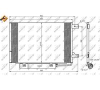 ✅Fits NRF 35759 CONDENSER, AIR CONDITIONING ⭐UK Seller⭐