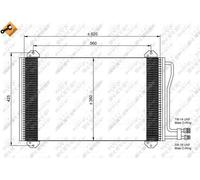 Fits NRF 35811 CONDENSER, AIR CONDITIONING ⭐UK Stock⭐