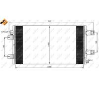 Fits NRF 35880 CONDENSER, AIR CONDITIONING DE Stock