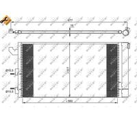 Fits NRF 35883 CONDENSER, AIR CONDITIONING UK Stock