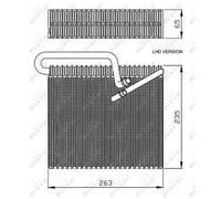 Fits NRF 36102 EVAPORATOR, AIR CONDITIONING DE Stock