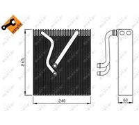 Fits NRF 36109 EVAPORATOR, AIR CONDITIONING DE Stock